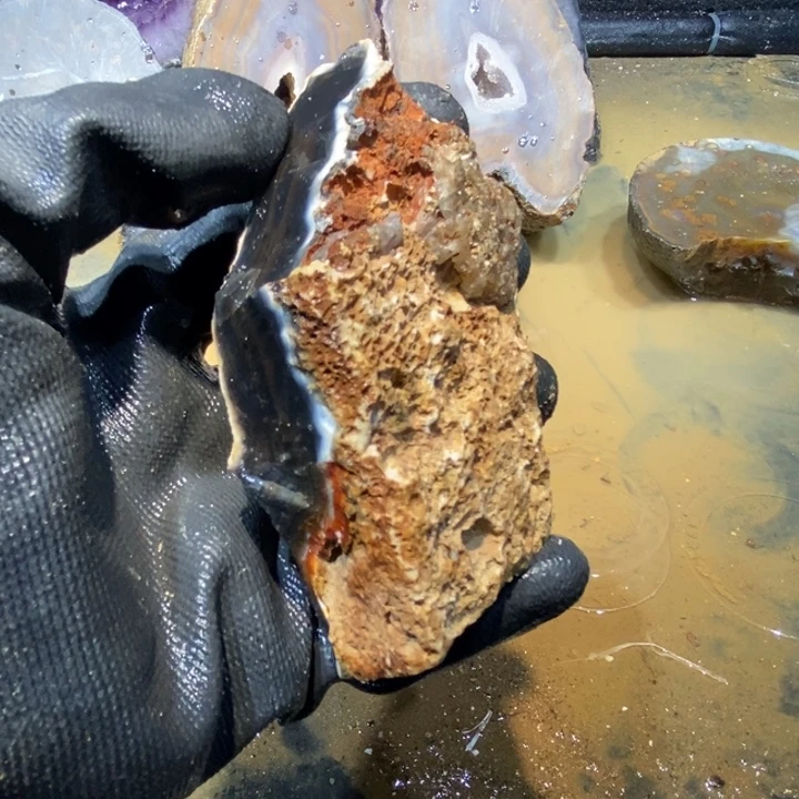 未镶嵌玛瑙/玉髓珠宝半成品