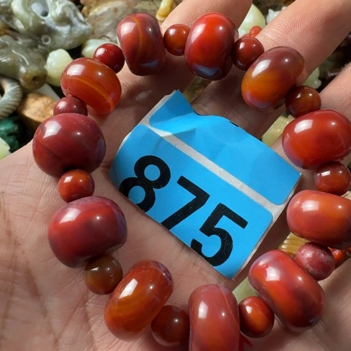 玛瑙/玉髓颈饰合金