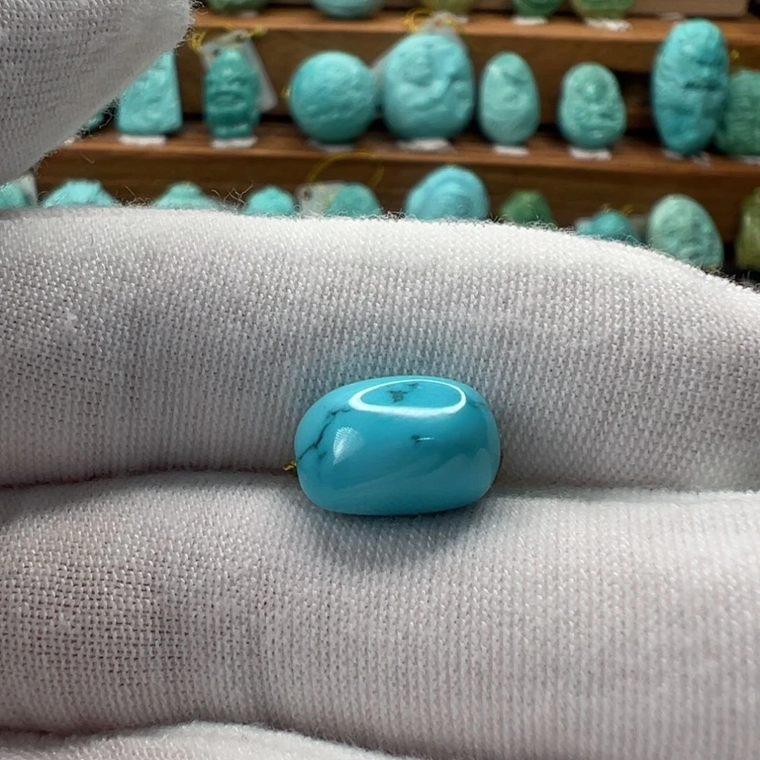 未镶嵌绿松石随形8mm