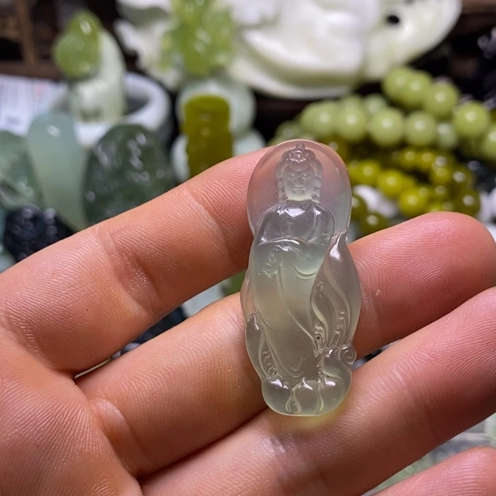 岫玉未镶嵌岫玉挂件