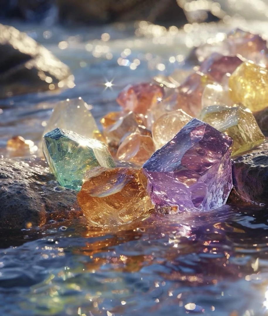 Moon Tree 天然水晶 原创设计