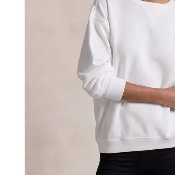 AW25579订单款刺绣小马秋季宽松毛圈圈卫衣