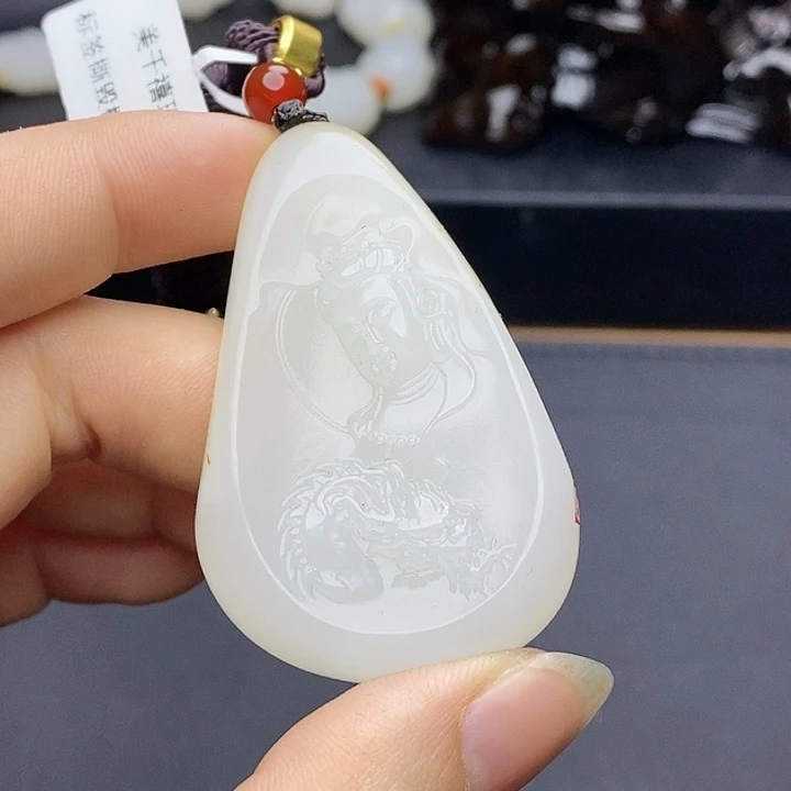 和田玉挂件未镶嵌F