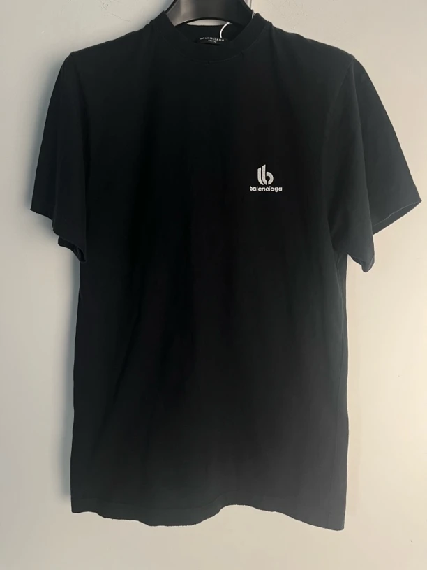 未使用 Balenciaga/巴黎世家 L*1/全新/巴黎世家刺绣短袖/06127