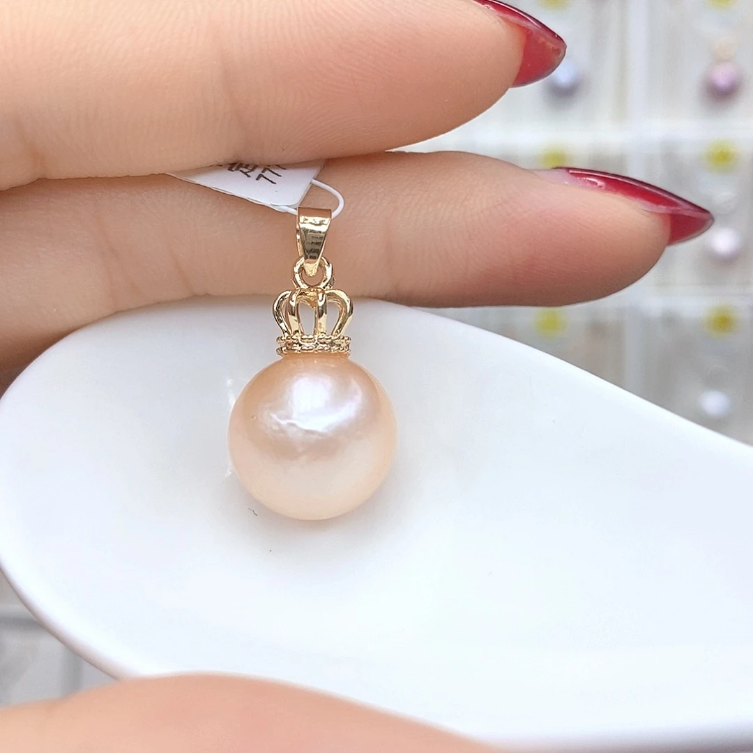 颈饰合金淡水珍珠
