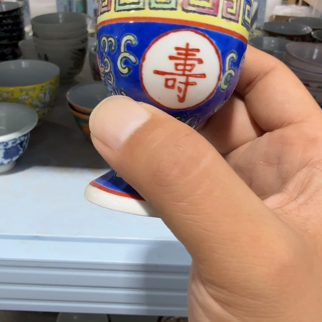 瓷片摆件手绘瓷器全部处理