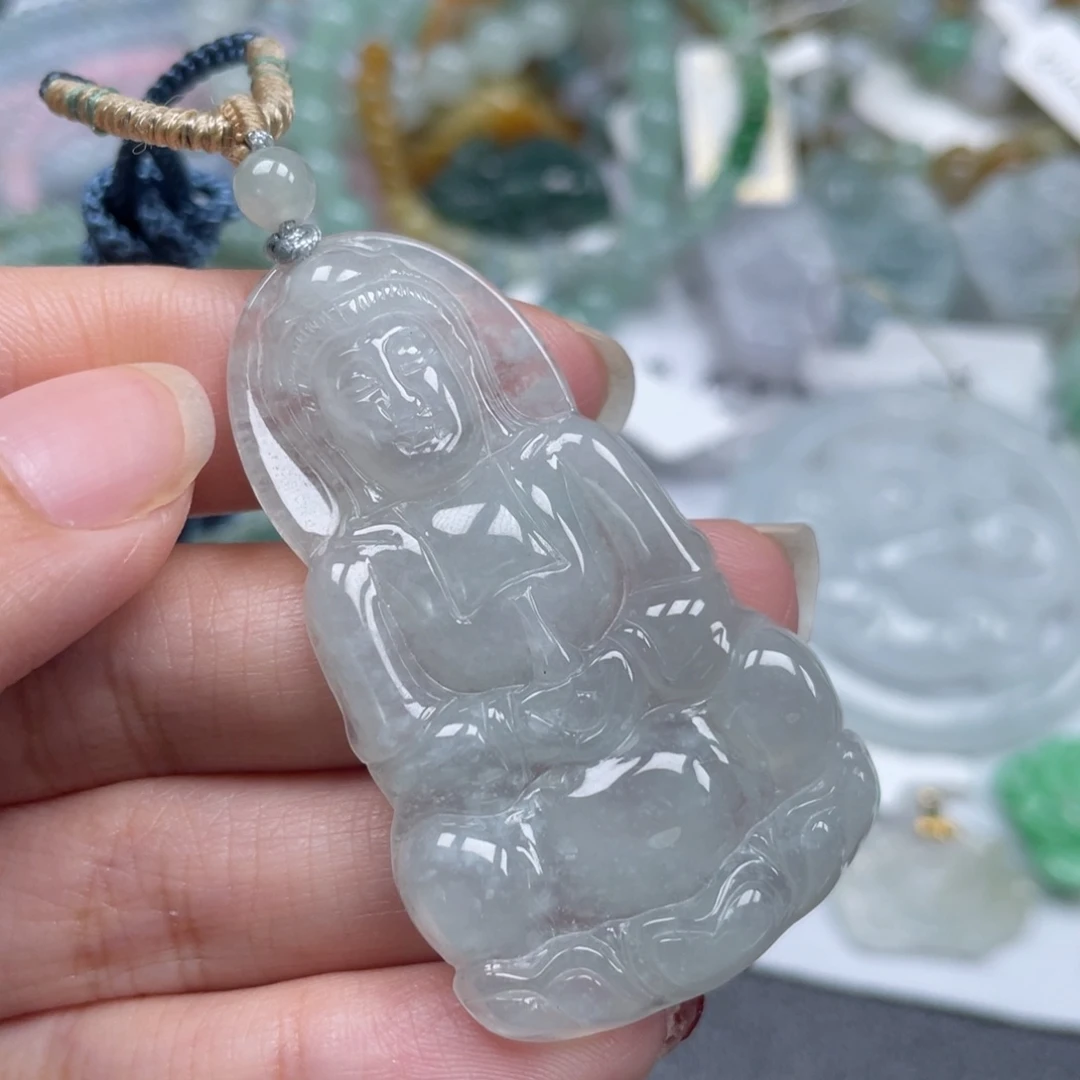 翡翠未镶嵌颈饰天然a货缅甸翡翠