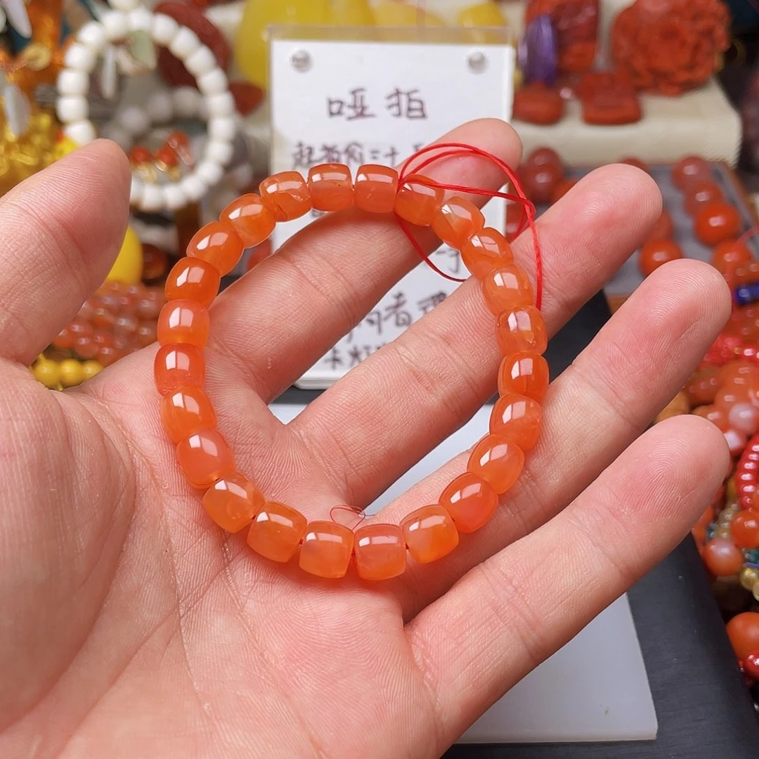 玛瑙/玉髓手链未镶嵌珠*?47974