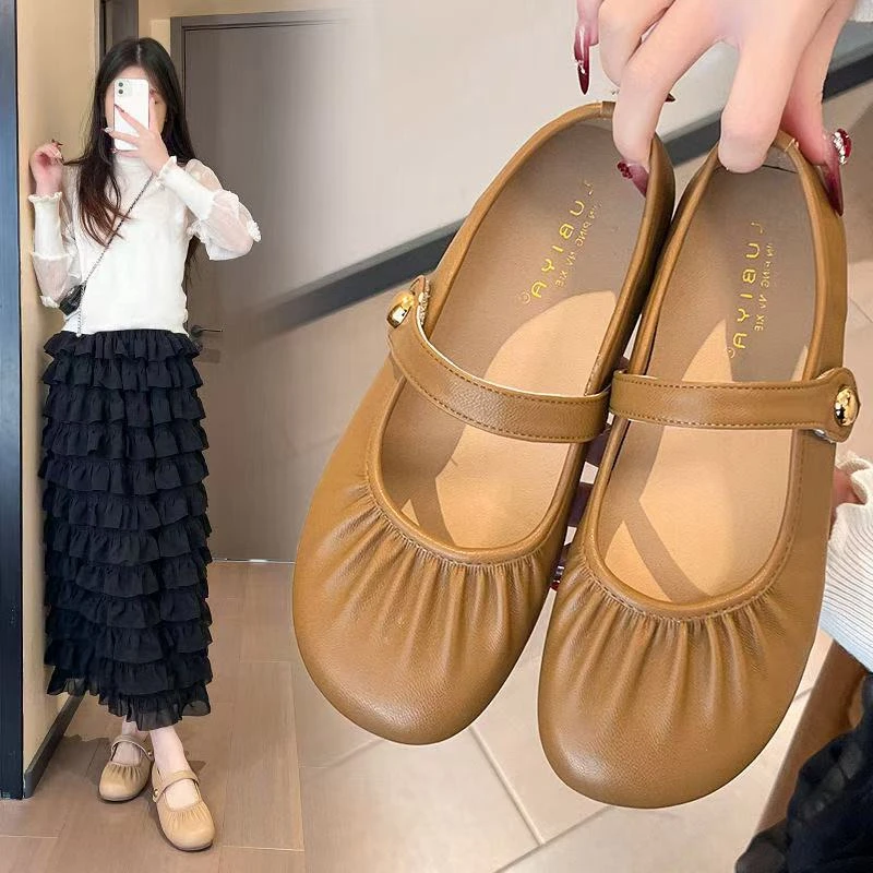 2025夏季新款平底包头软底百搭拖鞋外穿法式勃肯鞋一脚蹬半托单鞋