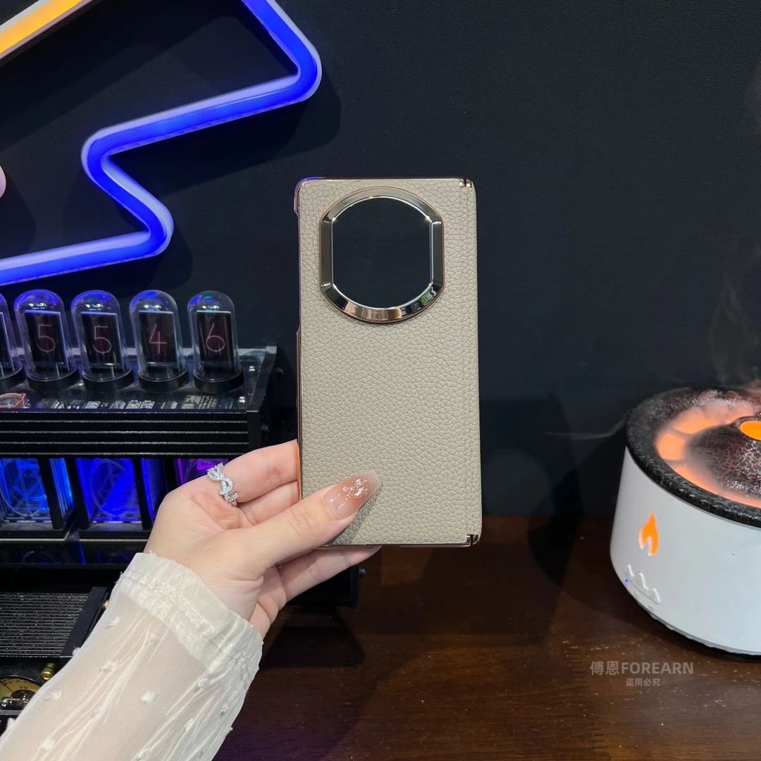 适用于华为matex7手机壳x7真皮折叠屏典藏版超薄保护套中轴后壳