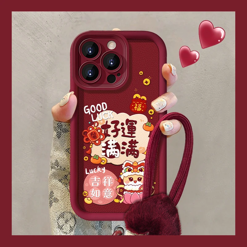 适用苹果16ProMax小羊皮硅胶软壳防摔华为荣耀oppo小米vivo一加