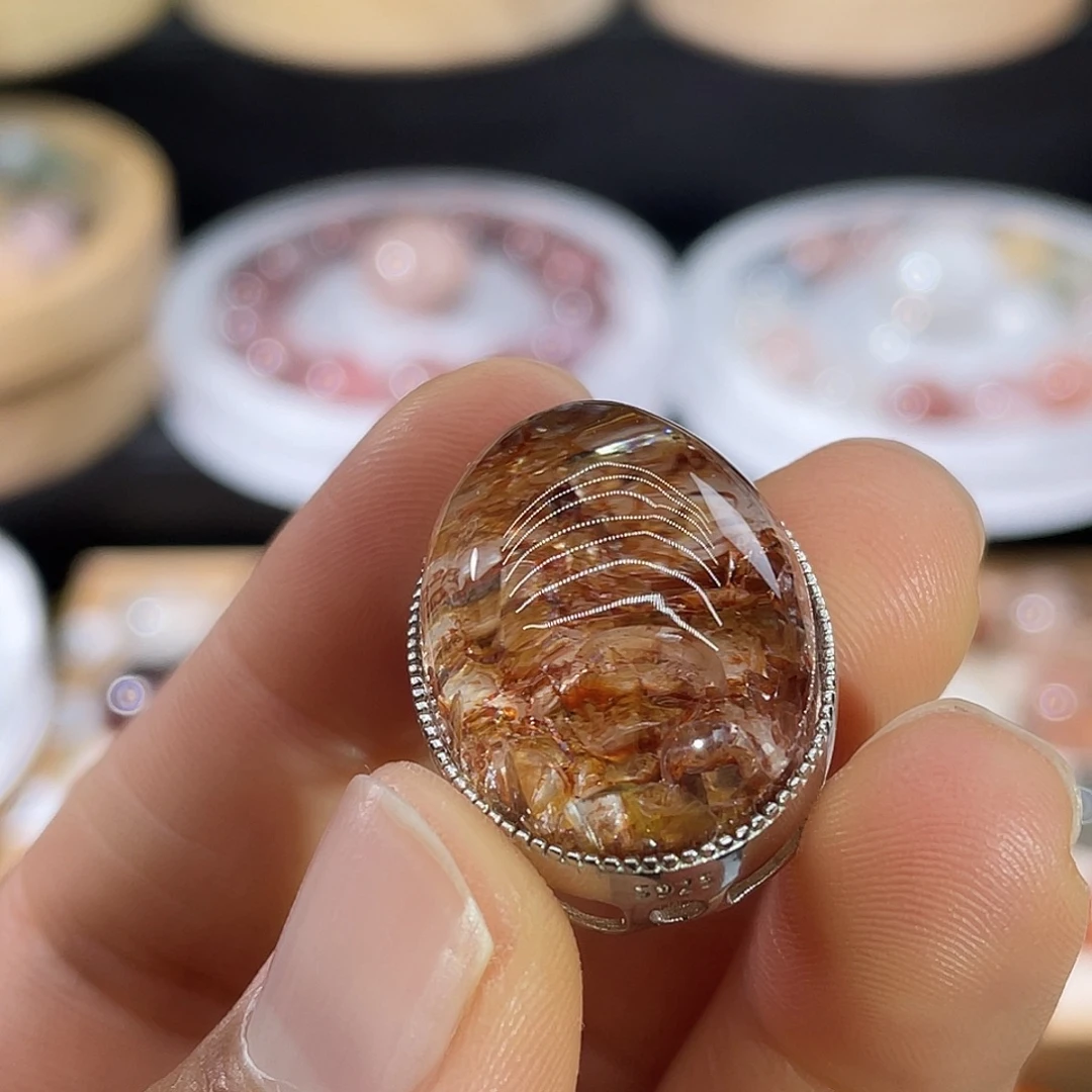 珠宝半成品银S925镶嵌水晶