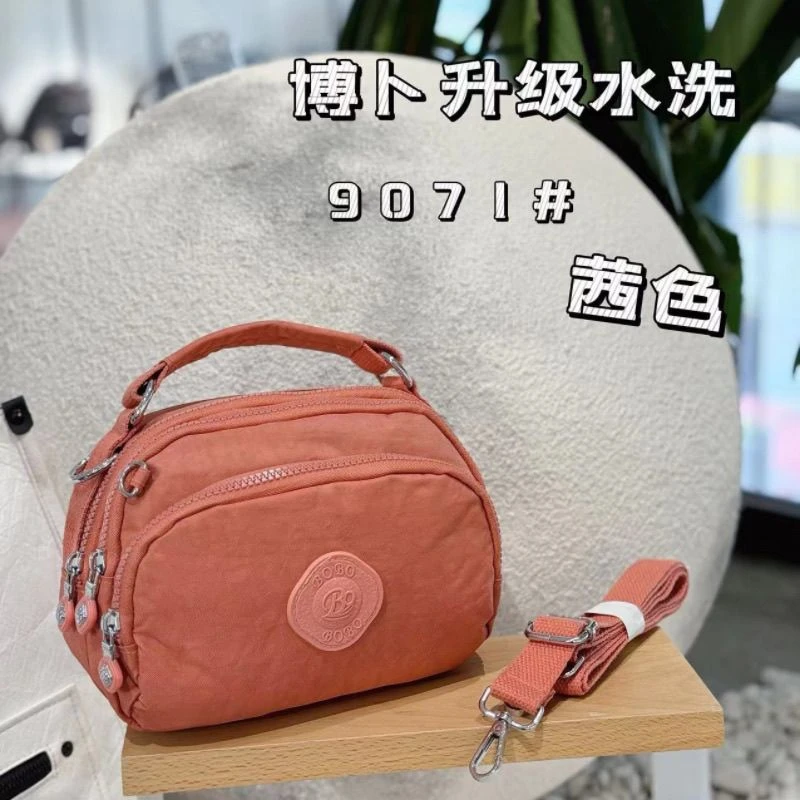 博卜帆布轻便手机手提包多层牛津布斜挎包时尚新款百搭妈妈单肩