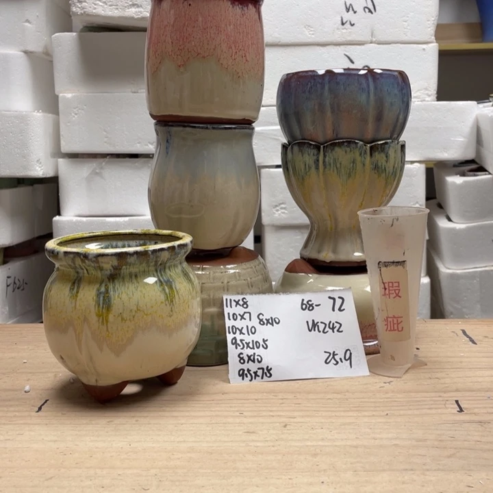 紫砂花盆多肉花盆微瑕72