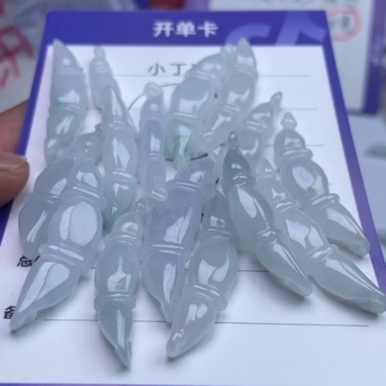翡翠未镶嵌挂件多样性发货拍一发一