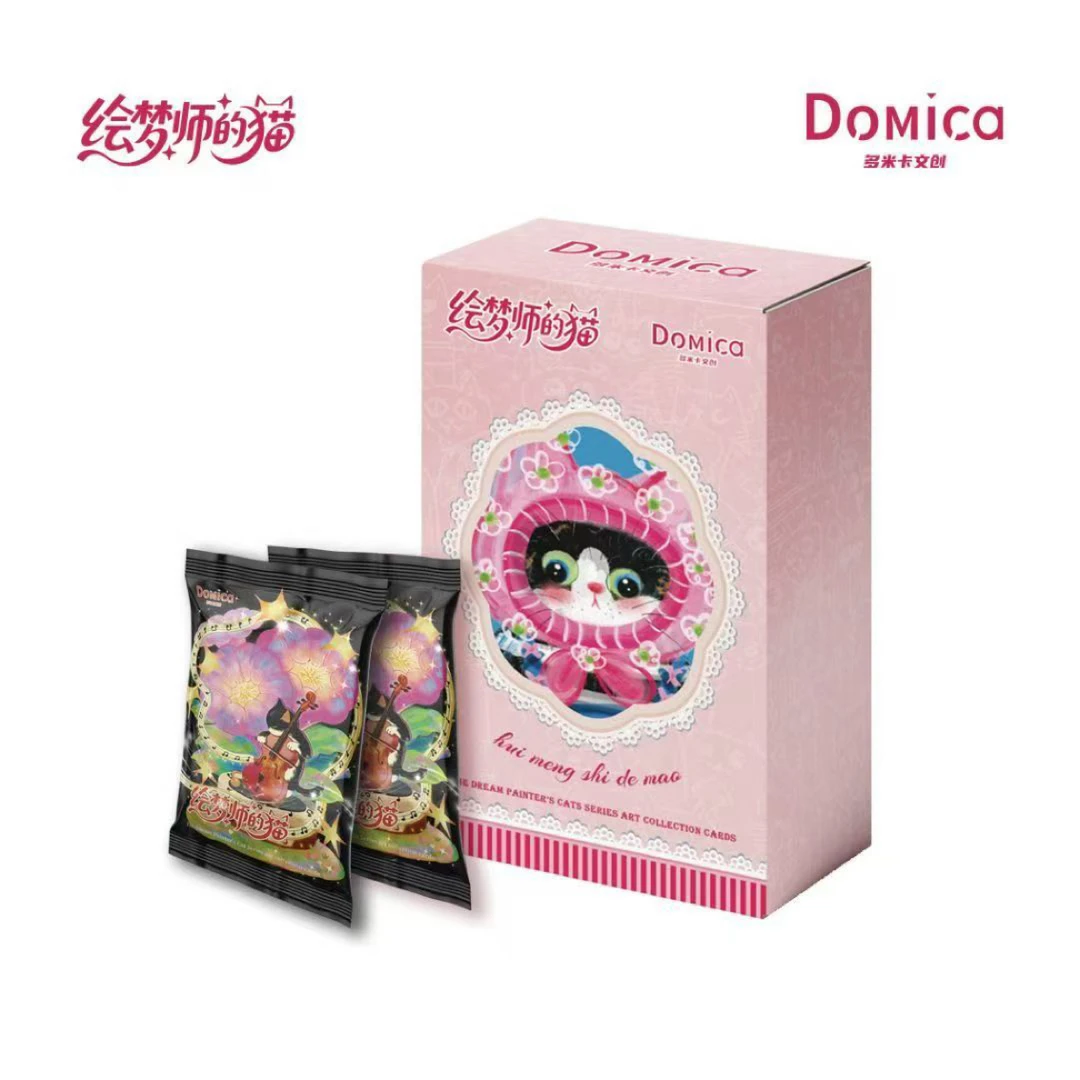k欧【萤火+2/星瞳+4】Domica 艺术家系列收藏卡牌《绘梦师的猫》代拆）