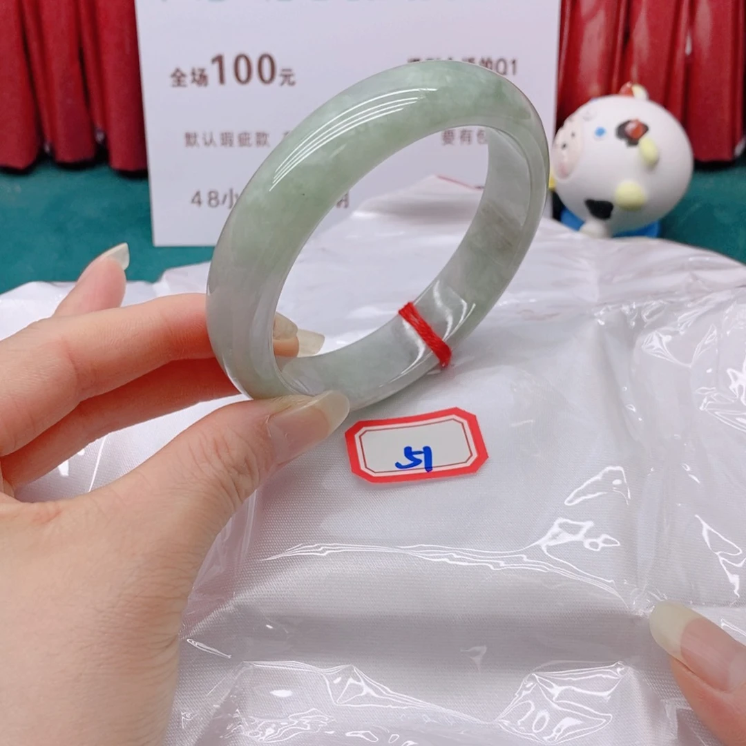 翡翠手镯未镶嵌海*5111111111111/62+