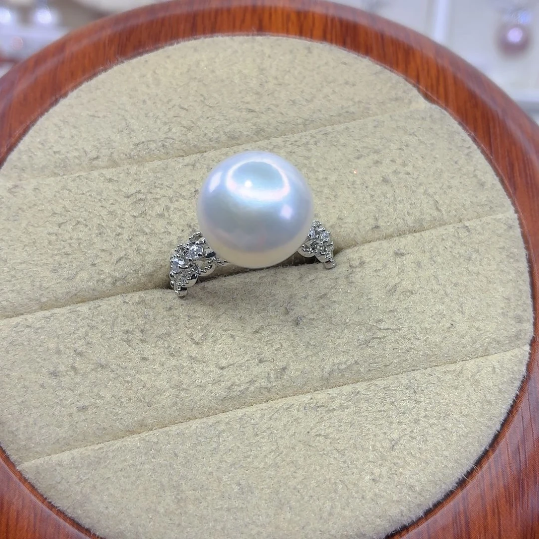 戒指淡水珍珠合金
