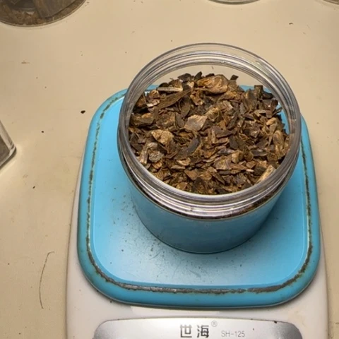 树脂制品用****5海南白棋树丁碎料71g