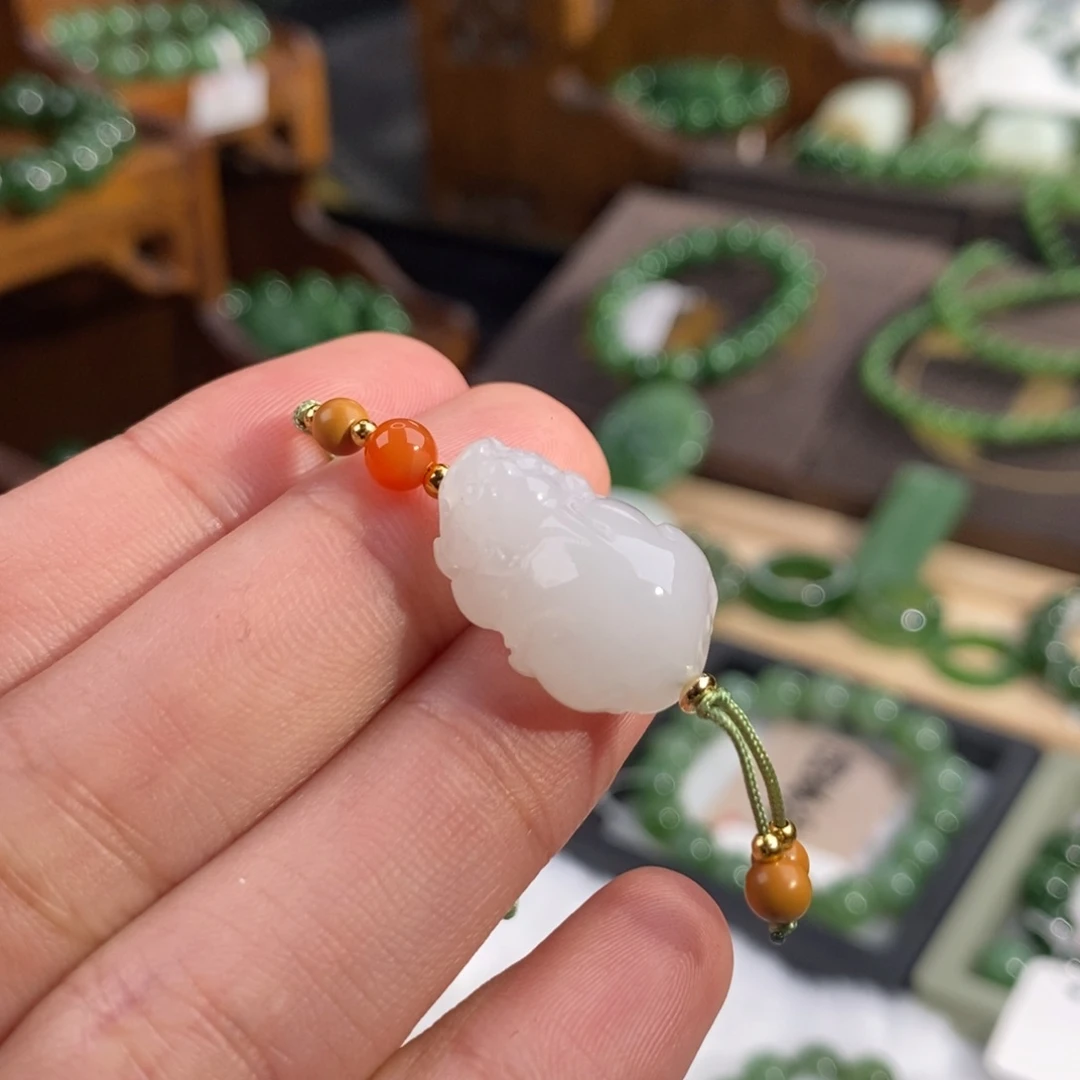 和田玉（白玉）颈饰未镶嵌别*我