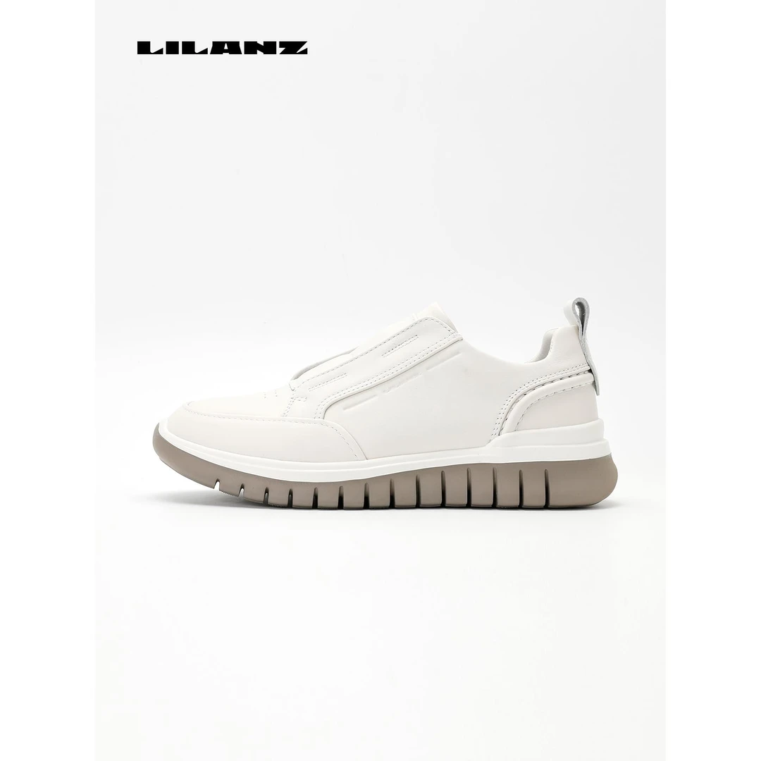 利郎秋季新款轻运动男士舒适时尚休闲百搭透气真皮春季W5QXL309