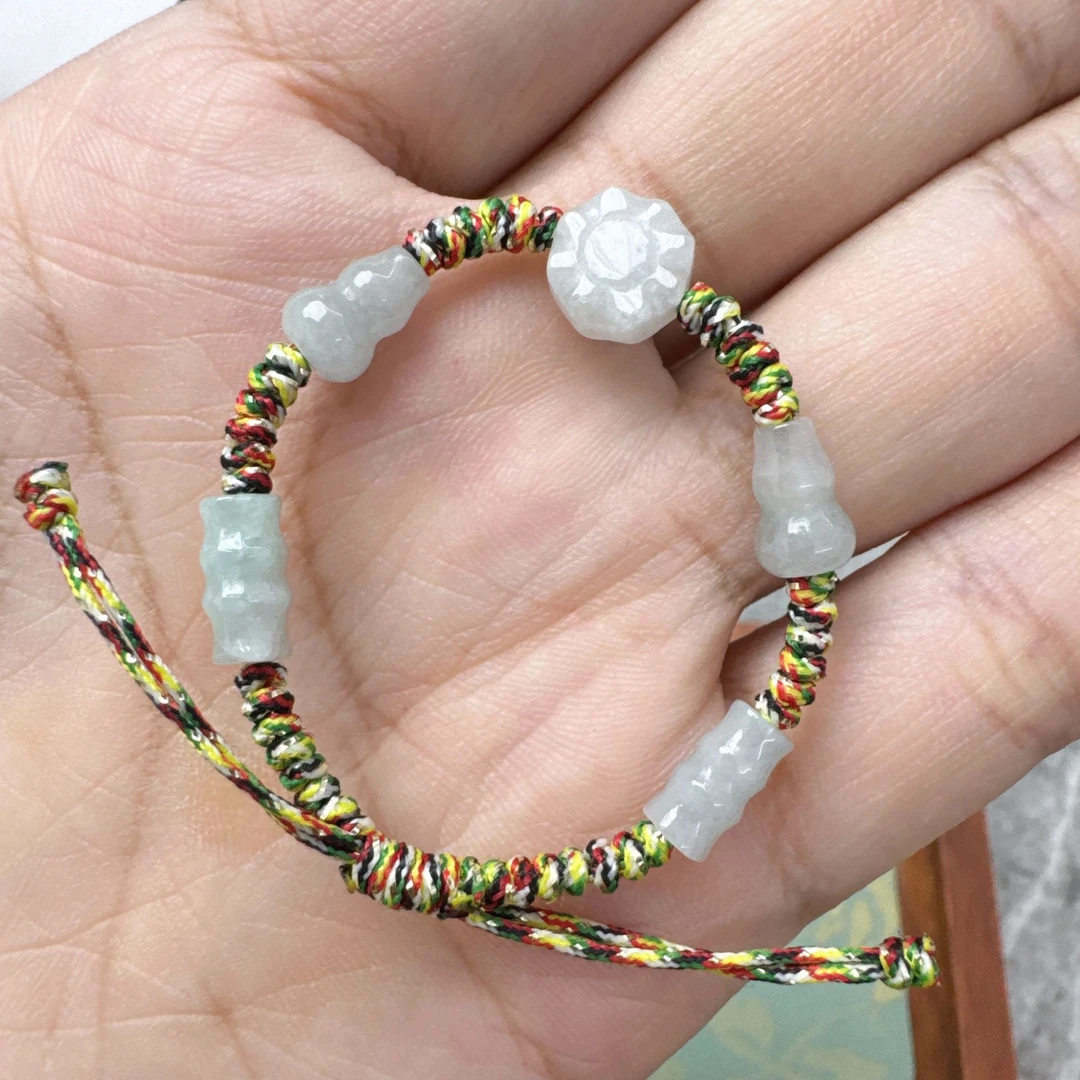 非金属布艺手链 宝宝手链 百事无忌彩绳手链