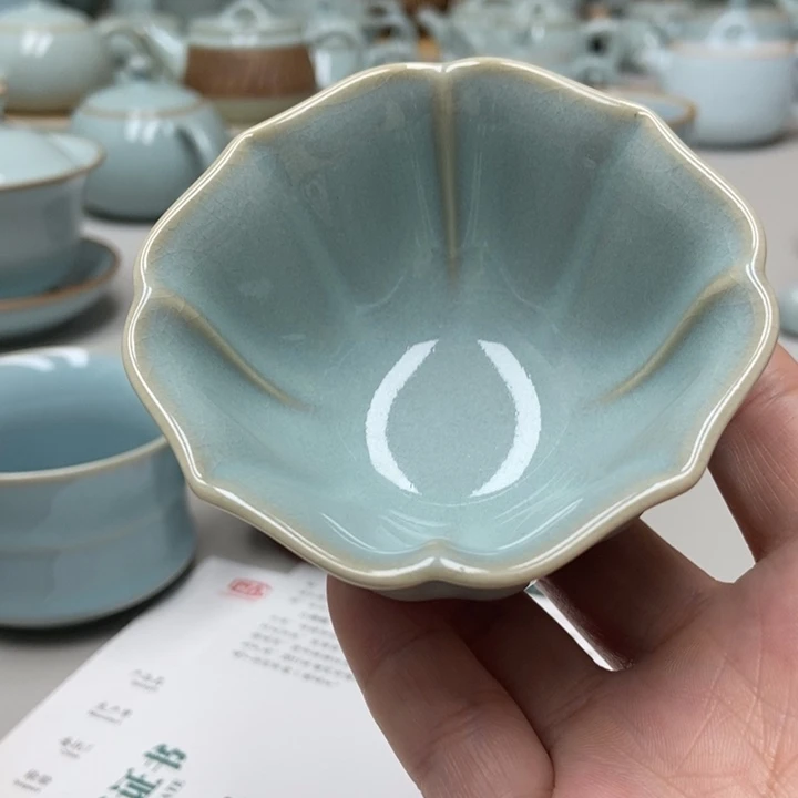 瓷微瑕赵琳宝象杯无礼盒