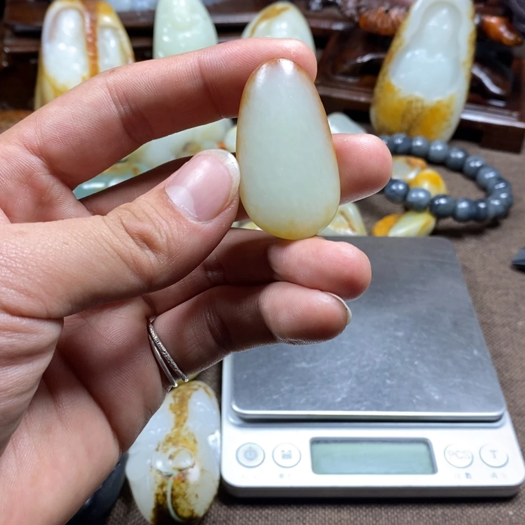 想***奖和田玉未镶嵌挂件