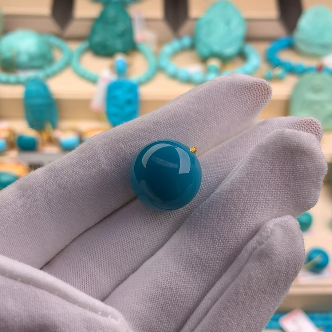 绿松石珠宝奇石未镶嵌15.8