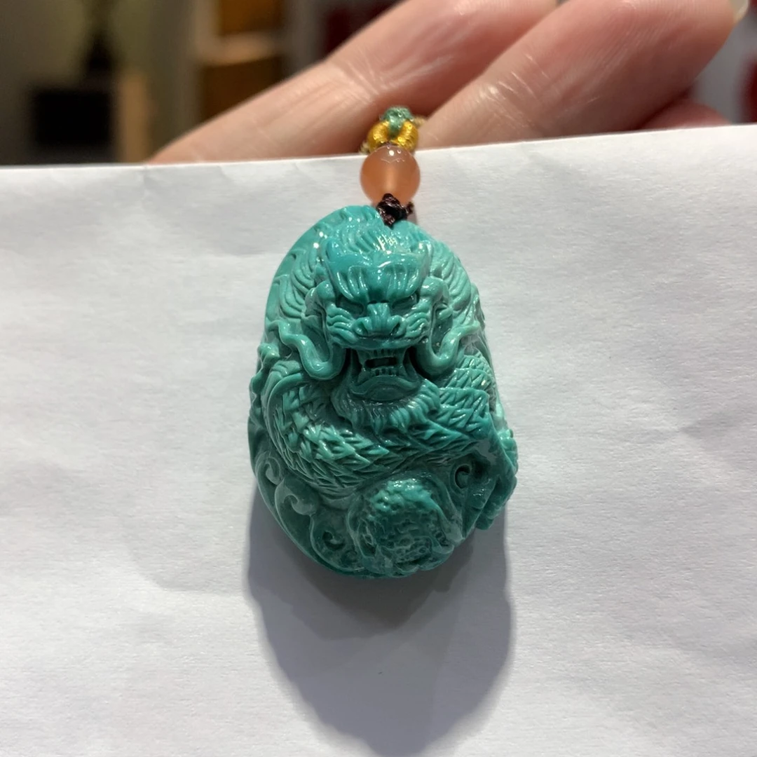未镶嵌绿松石吊坠