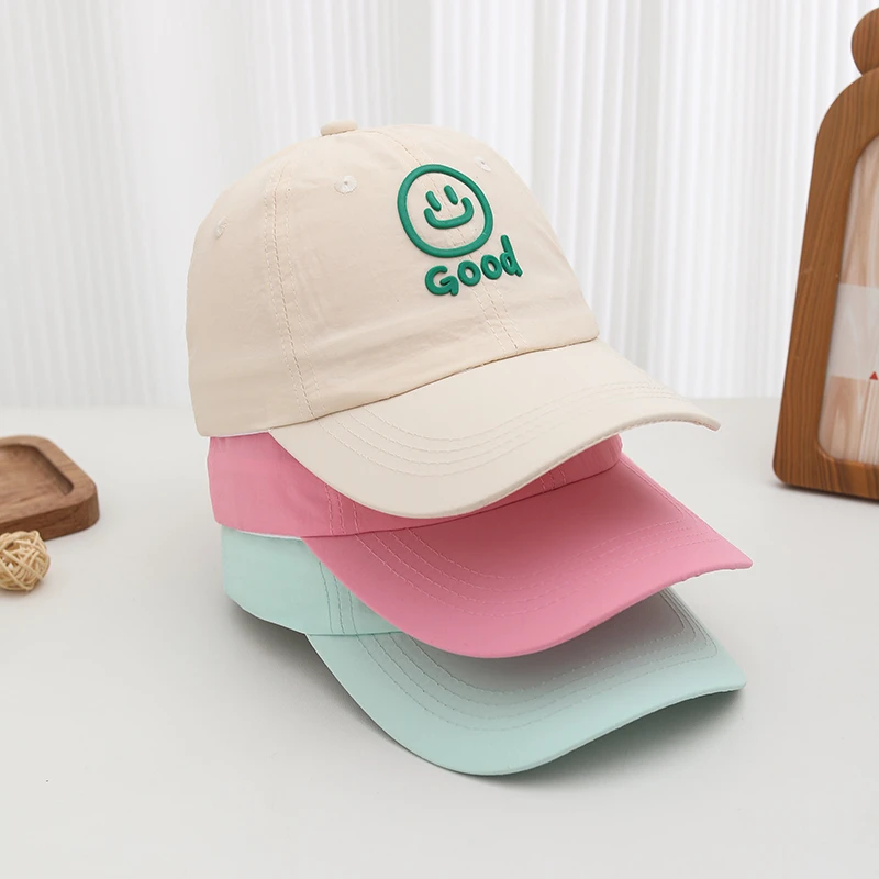 儿童春秋季帽子韩版防晒鸭舌帽男女宝宝户外宽檐速干百搭棒球帽夏