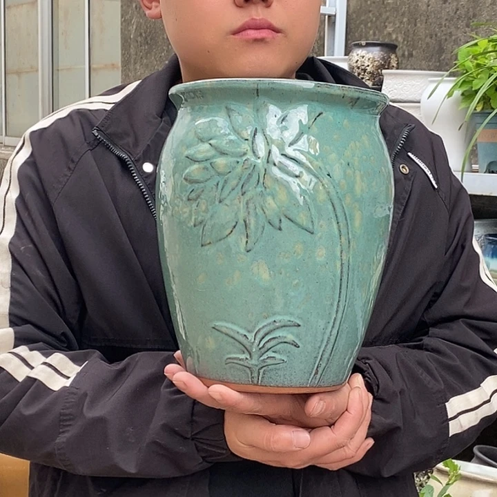 紫砂花盆口20高25福利