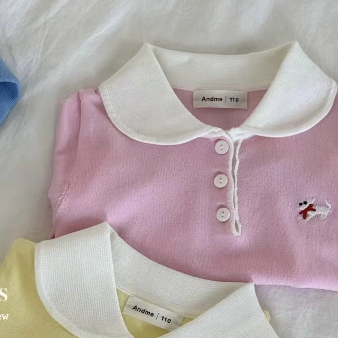 8956儿童冰丝Polo短袖