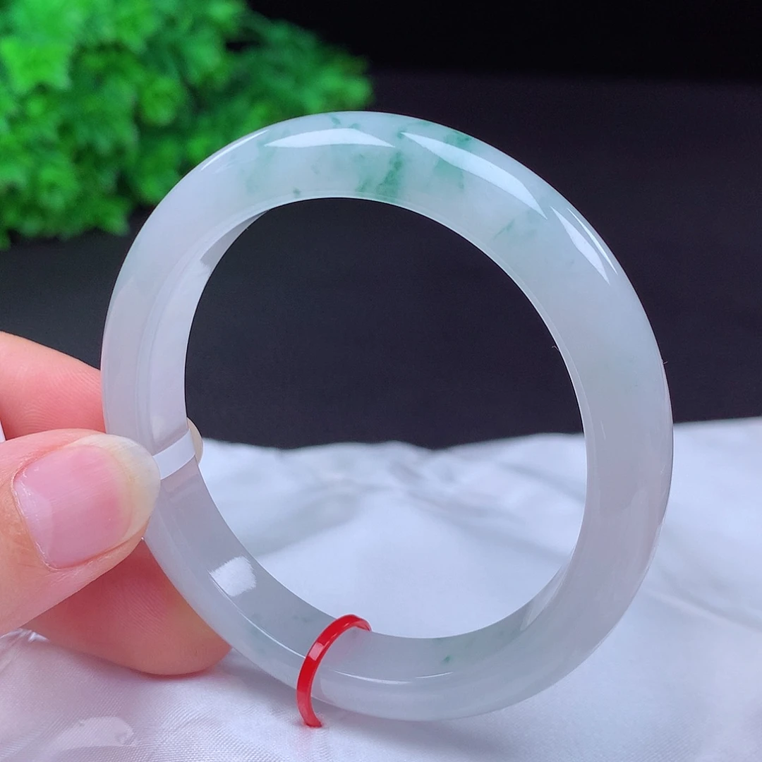 翡翠未镶嵌手镯55贵妃680021