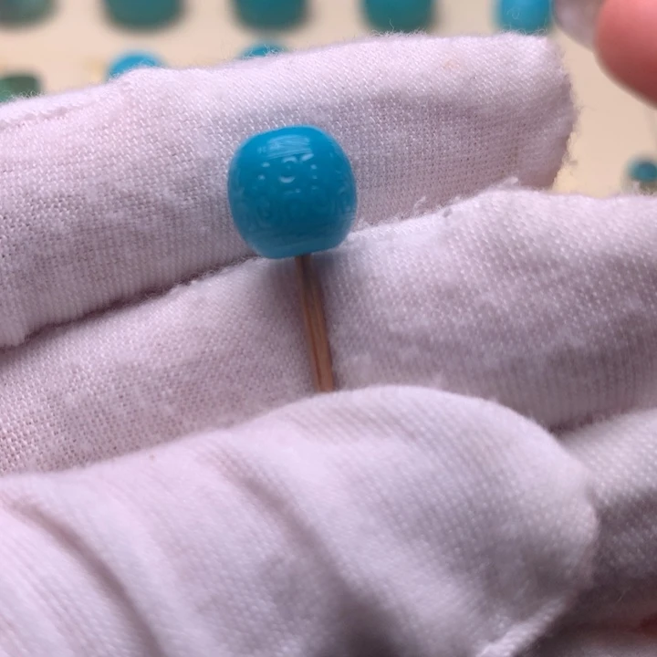 绿松石未镶嵌回纹9.5