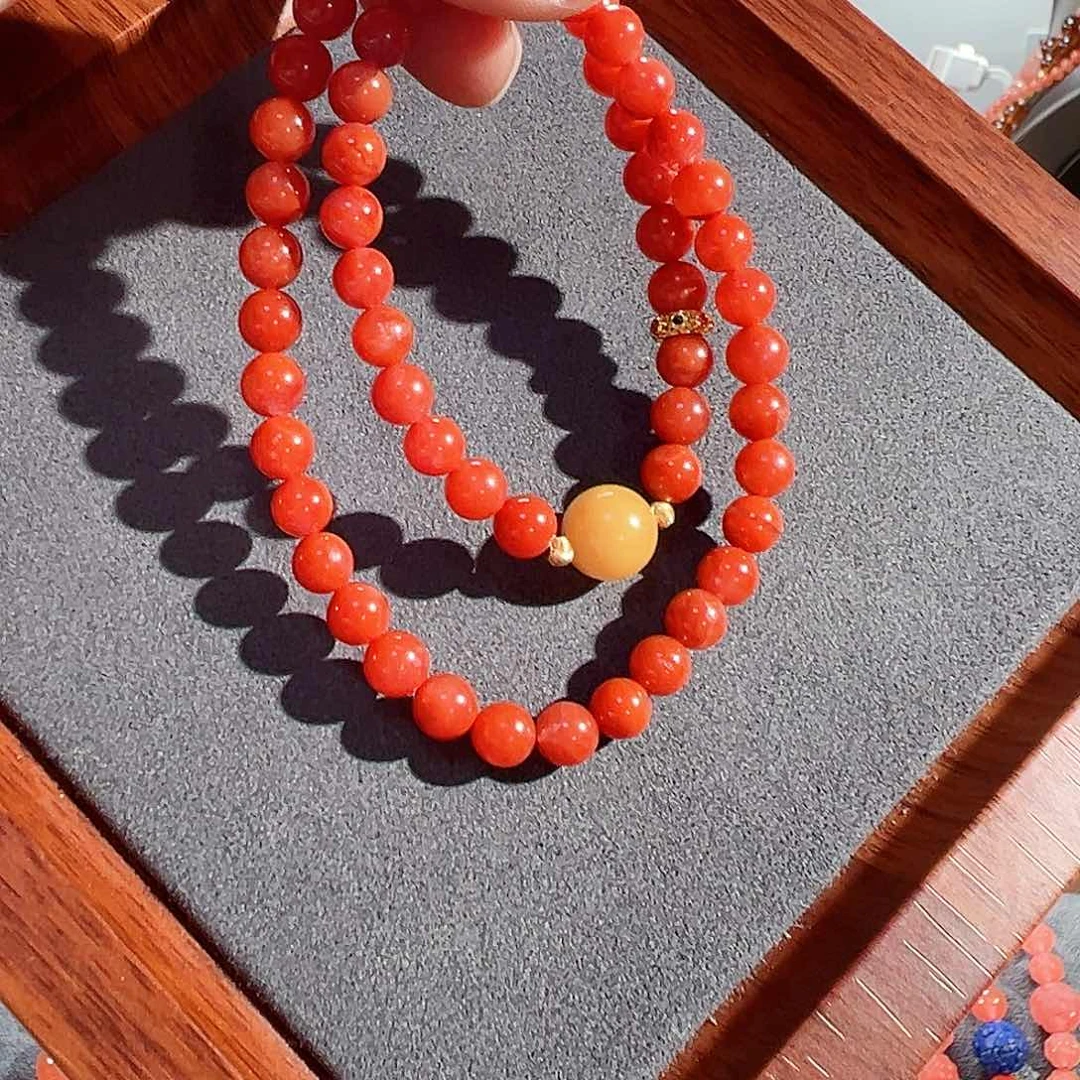 手链未镶嵌南红玛瑙