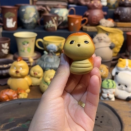 紫砂茶杯紫砂茶宠