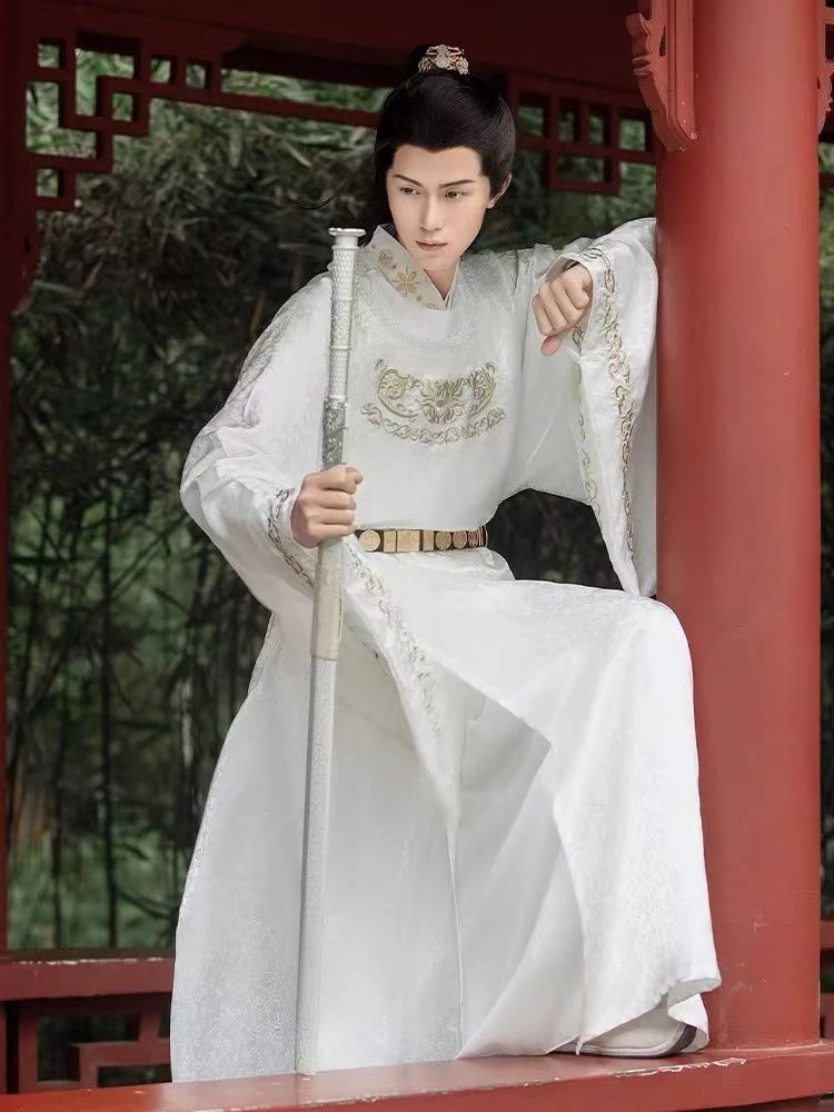 原创汉服男明制圆领袍织金刺绣唐制仙侠古装日常帅气古风正品