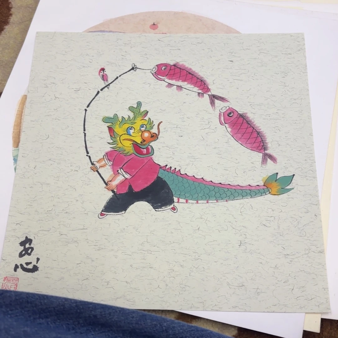 国画33-33卡纸作品艺