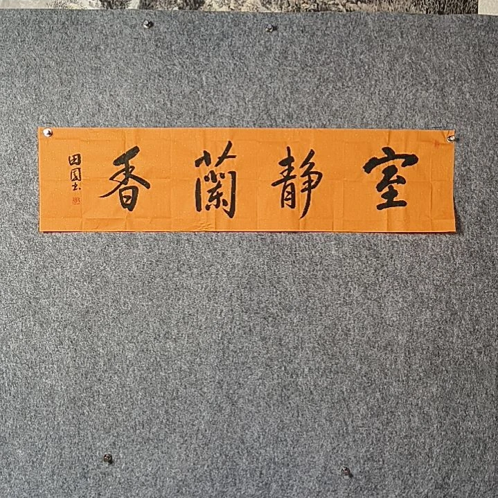 书法田老师四平室静兰香