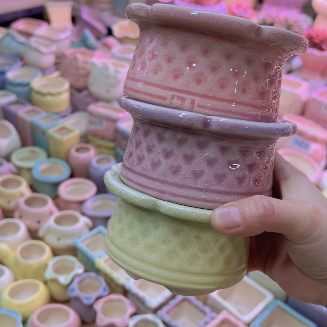 陶瓷花盆当场凑满12包邮