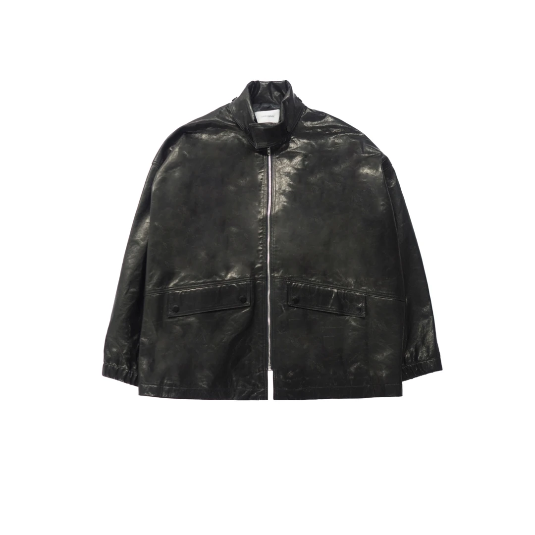 2XX ENOGENIC   25秋季新品夹克宽松皮衣大衣上衣宽松时尚