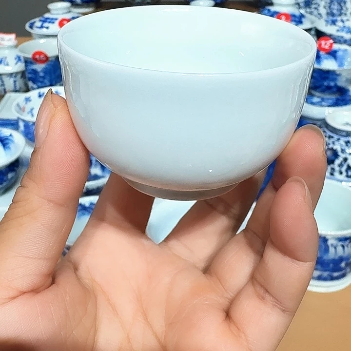 景德镇纯手工手绘单杯柴窑