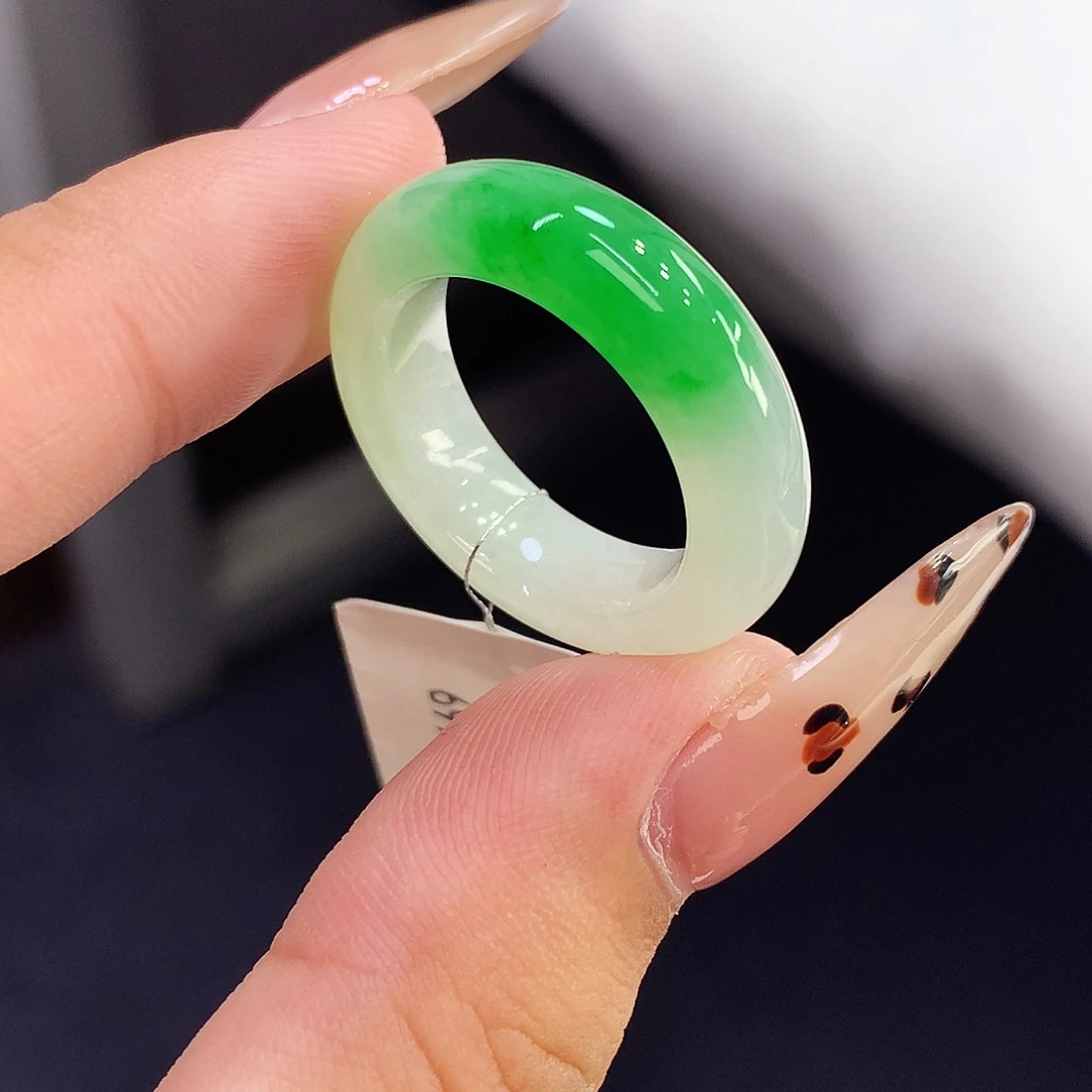 翡翠未镶嵌戒指15号