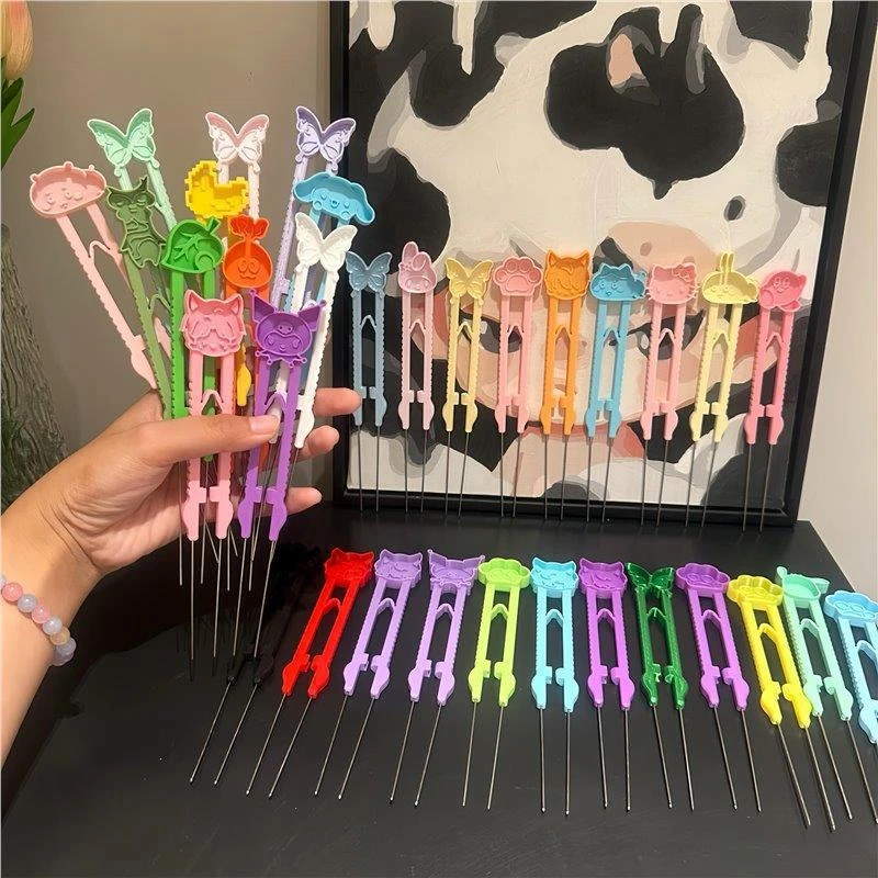 【豆米专属】豆铲新款拼豆工具长笔豆镊子泡芙拼豆卷针笔中国大陆