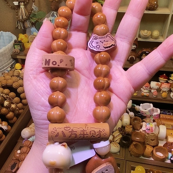 猴头核桃吊坠猴头屁桃手持设计款3号