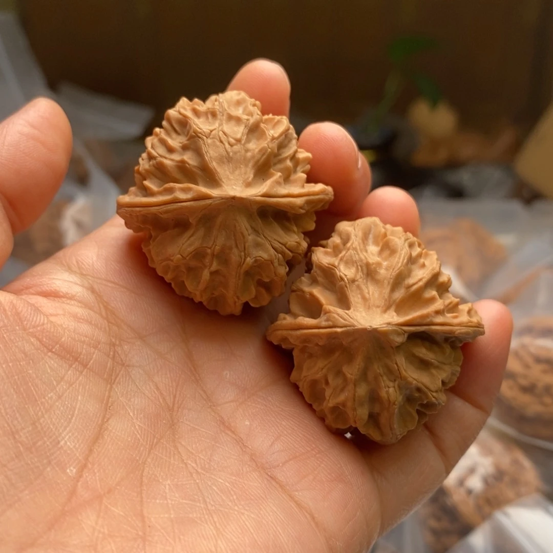 文玩核桃把件龙鳞纹38尺
