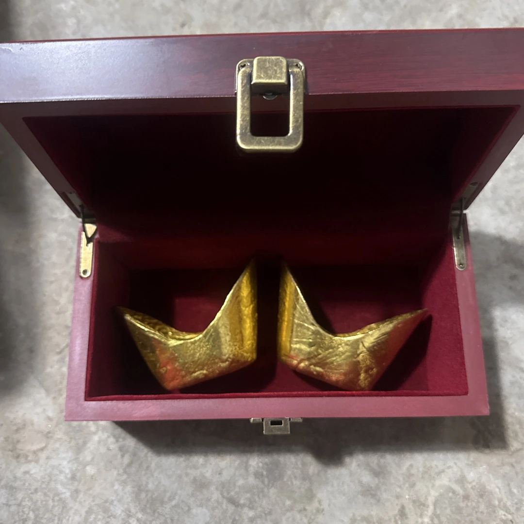 红色大盒高宝一对摆件链接