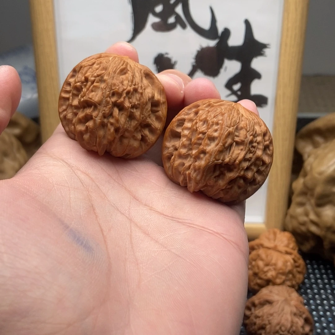 吊坠文玩核桃40磨盘