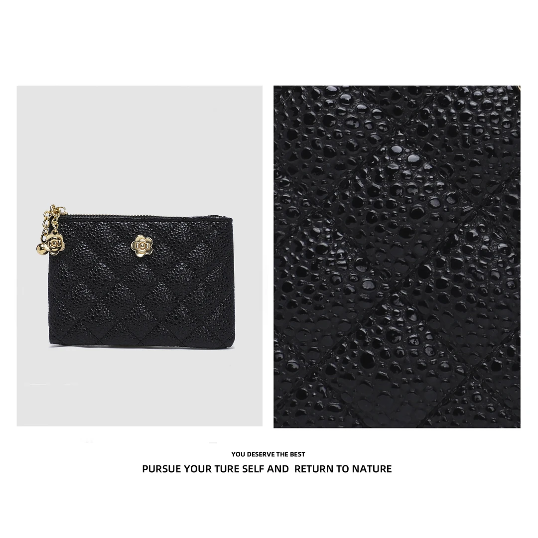 鱼子酱吊坠手拿袋小香风轻奢